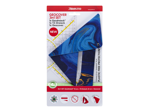Geocoverset Aristo 3in1 deep blue, 1 geocover, 1 geodr