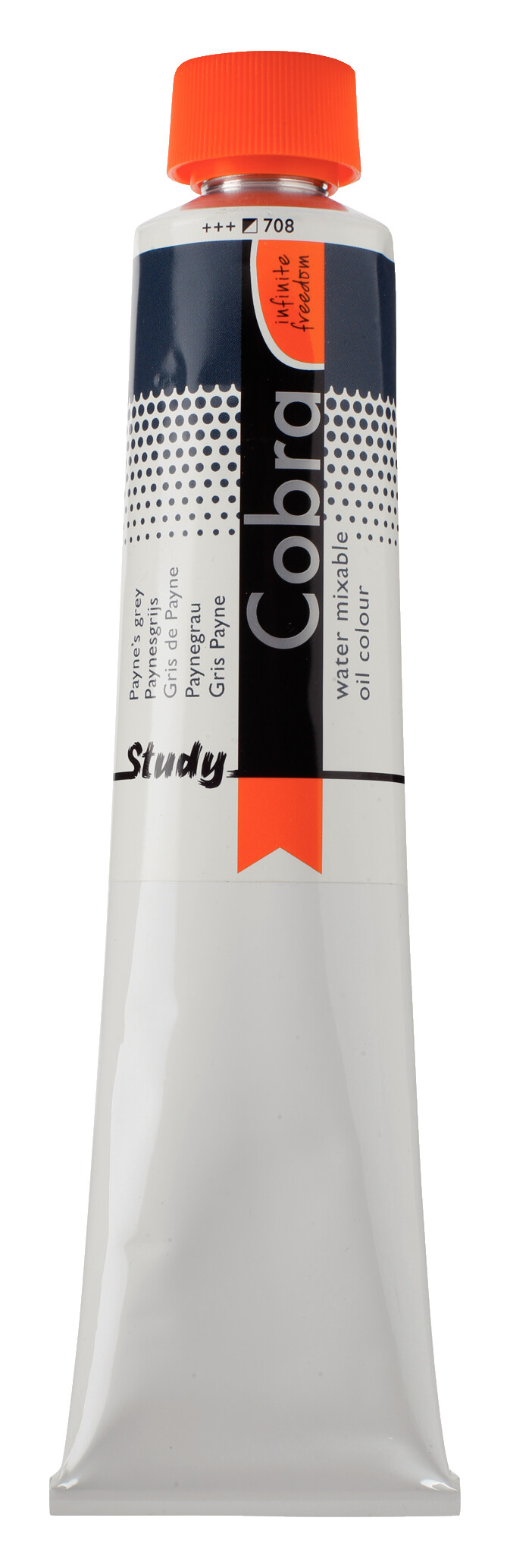 Cobra Study Water Vermengbare Olieverf Tube 200 ml Paynesgrijs 708