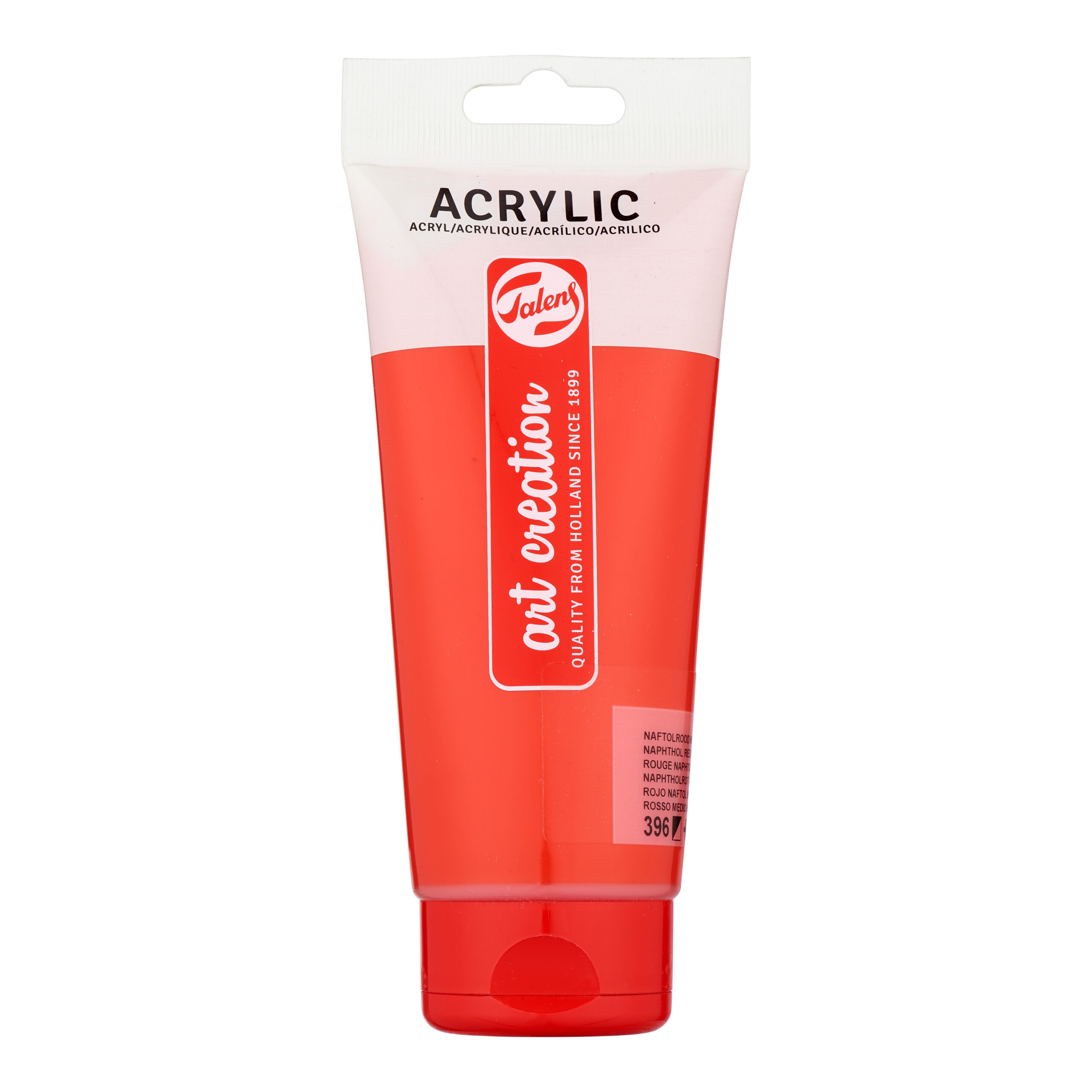 Talens Art Creation Acrylverf Tube 200 ml Naftolrood Middel 396