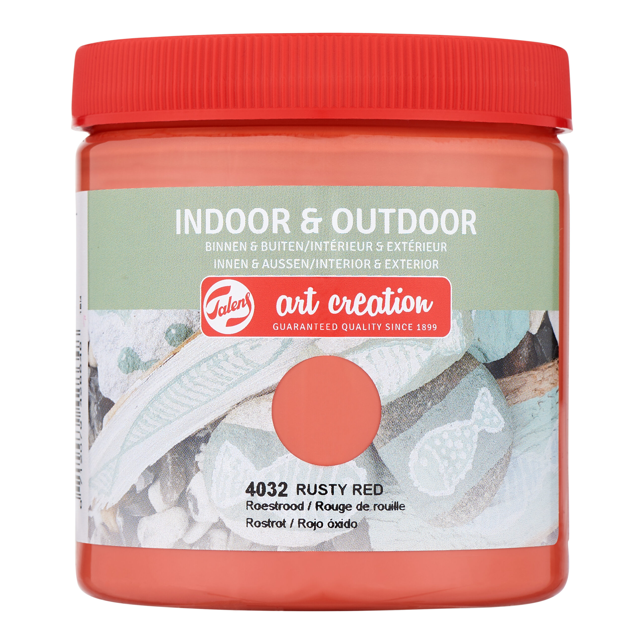 Talens Art Creation Binnen & Buiten Pot 250 ml Roestrood 4032