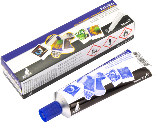 Fotolijm Kangaro 100 ml natural rubber tube in doosje