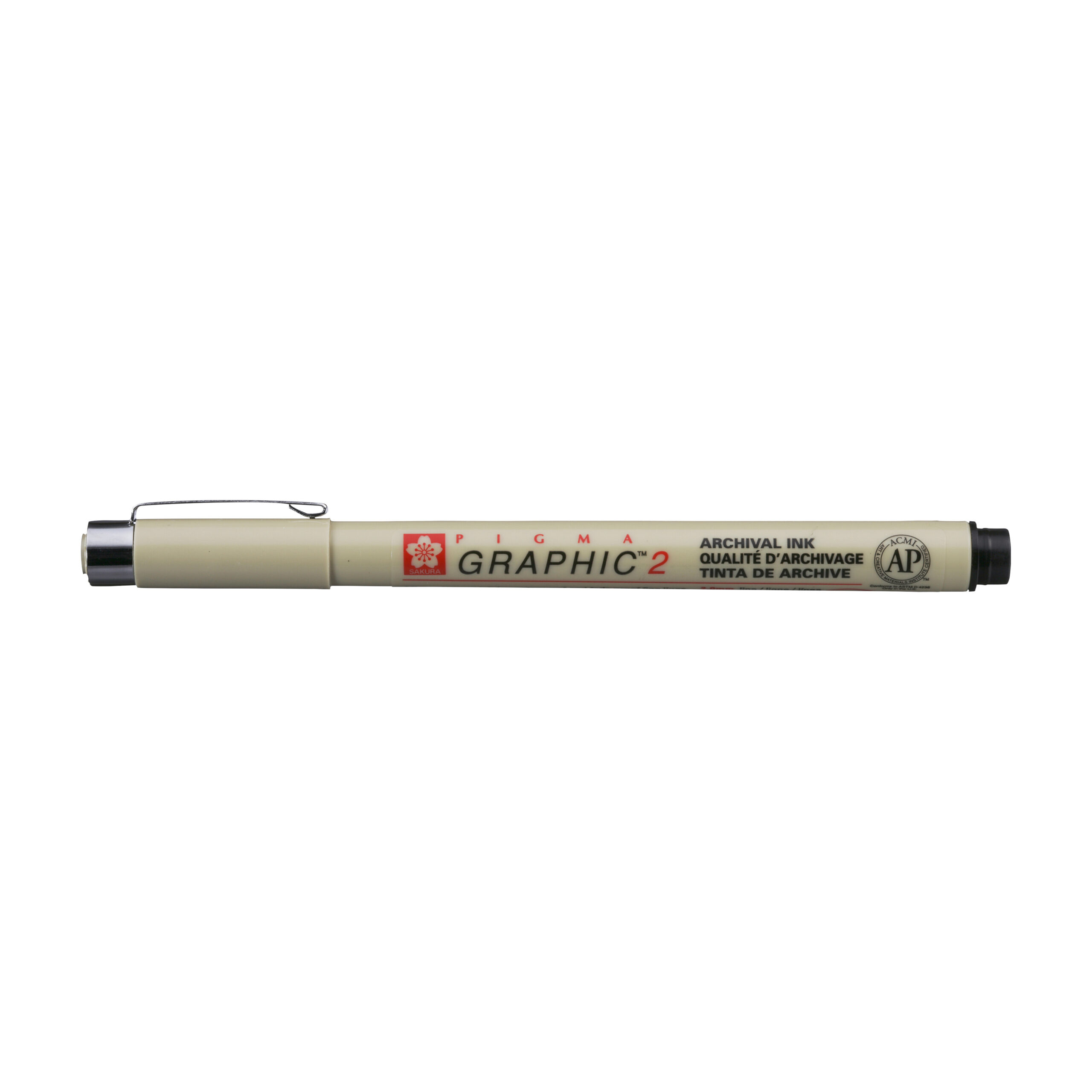 Sakura Pigma Graphic 2 - 2.0 mm - Zwart