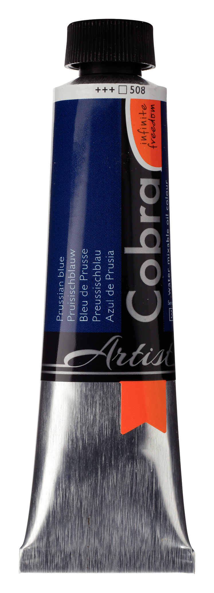 Cobra Artist Water Vermengbare Olieverf Tube 40 ml Pruisischblauw 508