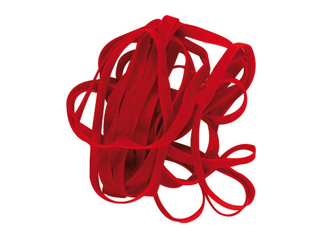 Elastieken Alco 150x4mm rood kartonnen doos 500 gram