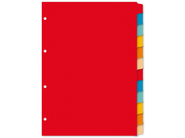 Tabblad Kangaro A4 blanco gerecycled manilla karton 180g - PE412