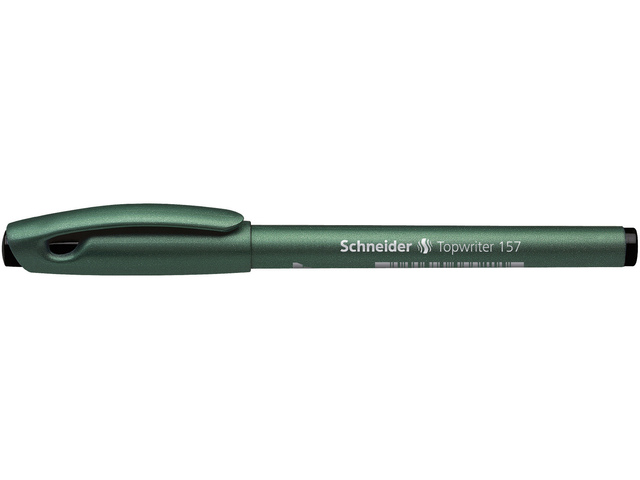 Fibrepen Schneider Topwriter 157 zwart 0,8mm