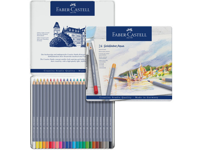 Aquarelpotlood FC Goldfaber etui a 24st. Creative Studio