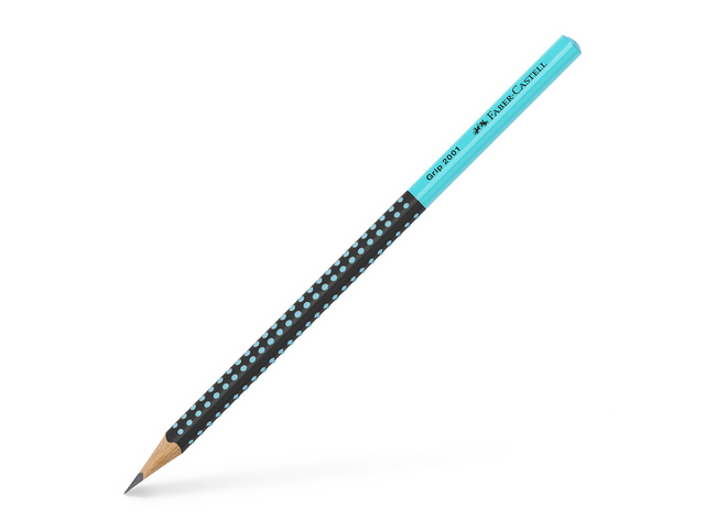 Potlood FC Grip 2001 two- tone zwart/turquoise