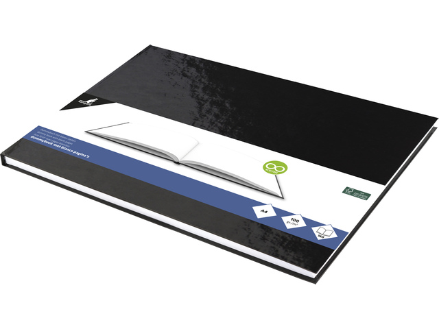 Dummyboek Kangaro A4 land- scape zwart blanco HC 80 vel
