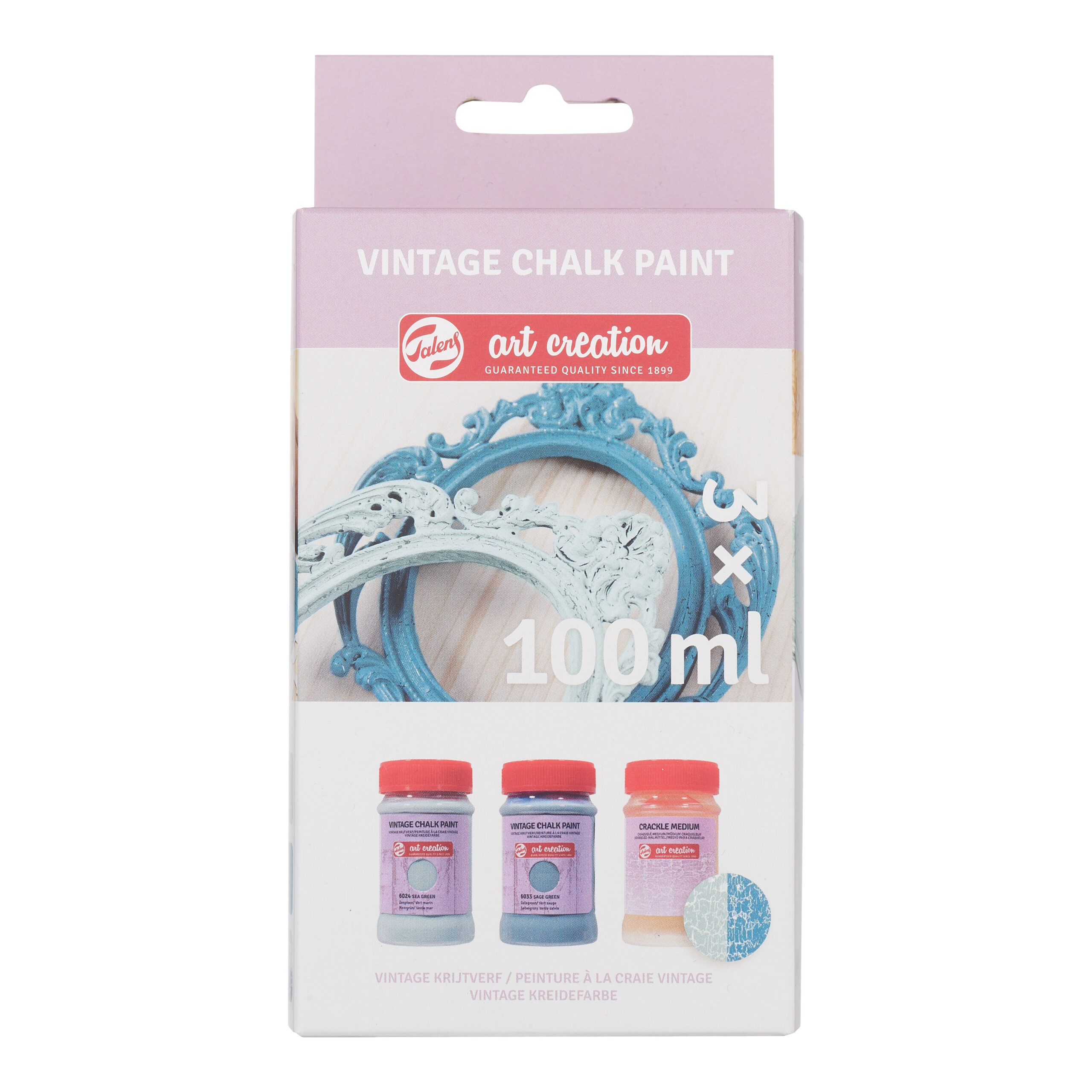 Talens Art Creation Vintage Set 2 Blauwen + Craquelé Medium