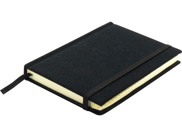 Alfabetboek Kangaro A6 A-Z linnen hard cover zwart, 208