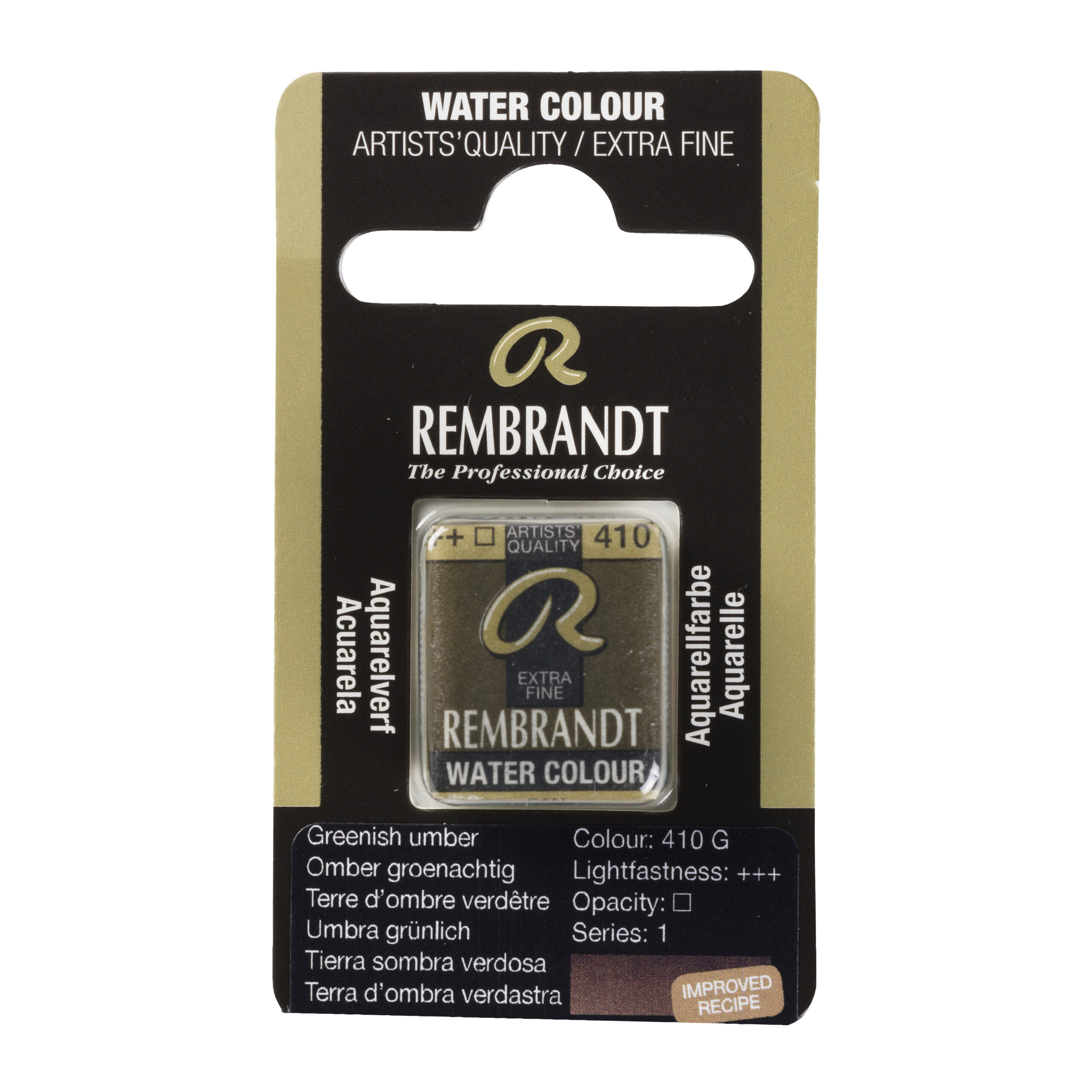 Rembrandt Aquarelverf Napje Omber Groenachtig 410