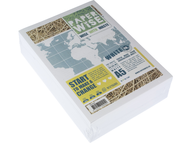 Kopieerpapier PaperWise A5 wit 80 grams pak a 500 vel