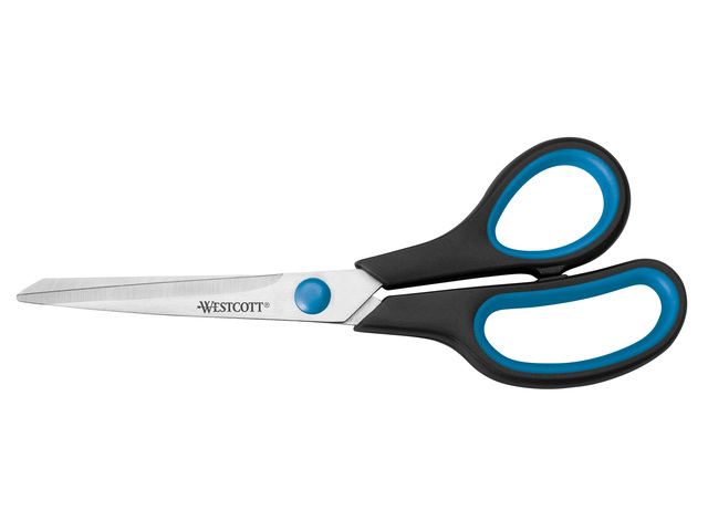 Schaar Westcott Easy Grip 21cm RVS, soft grip