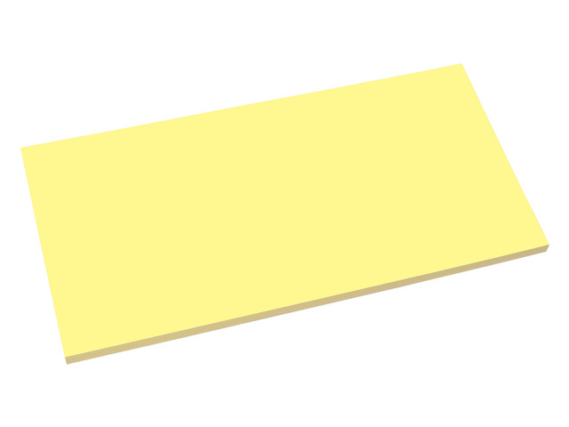 Static notes Sigel 10 x 20 cm geel, recyclebaar, 1 set a 100