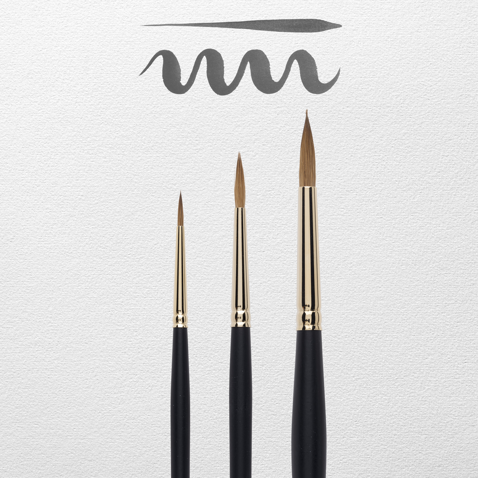 Rembrandt Aquarelpenselenset | serie 110 nr. 2-4-8