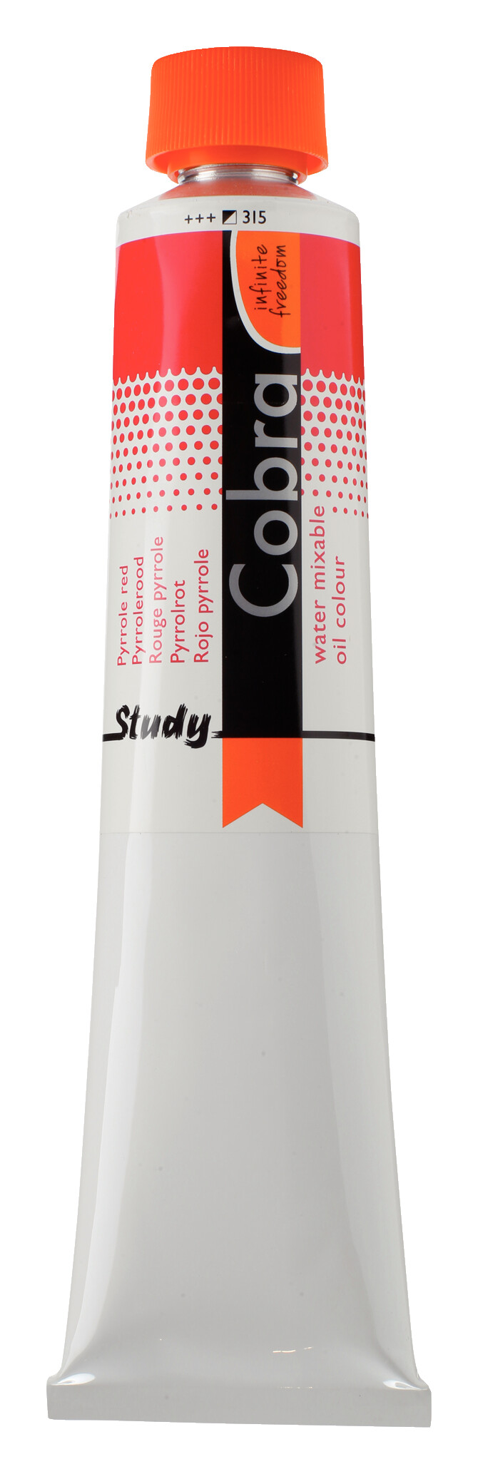 Cobra Study Water Vermengbare Olieverf Tube 200 ml Pyrrolerood 315