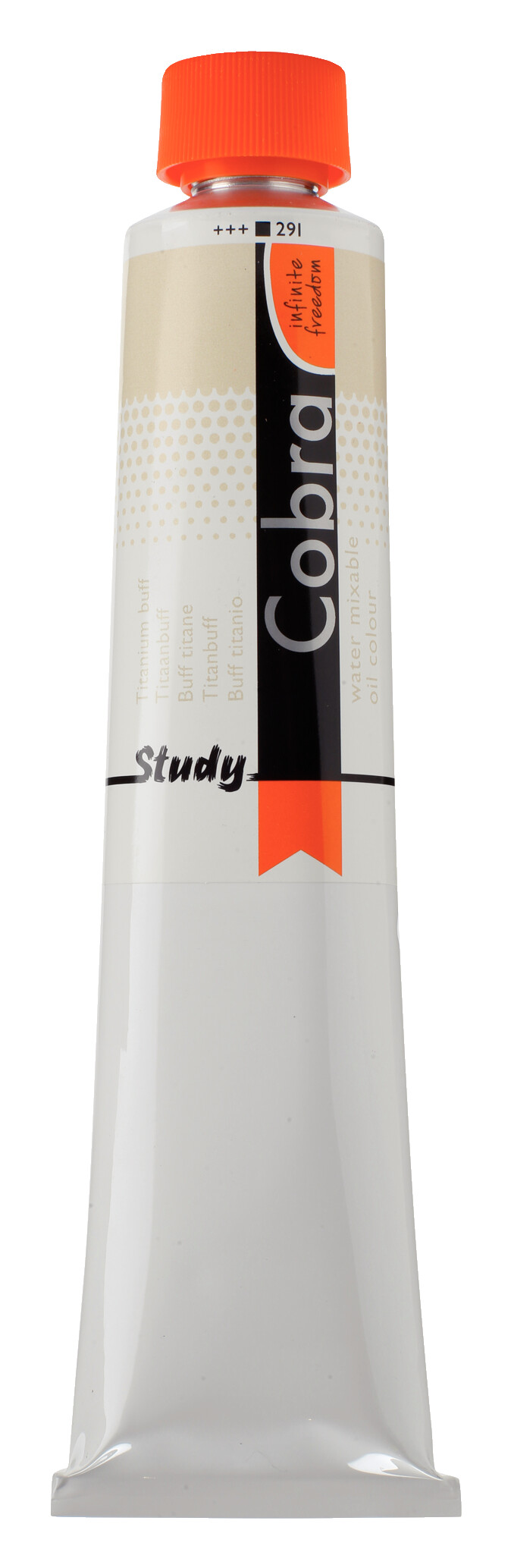 Cobra Study Water Vermengbare Olieverf Tube 200 ml Titaanbuff 291