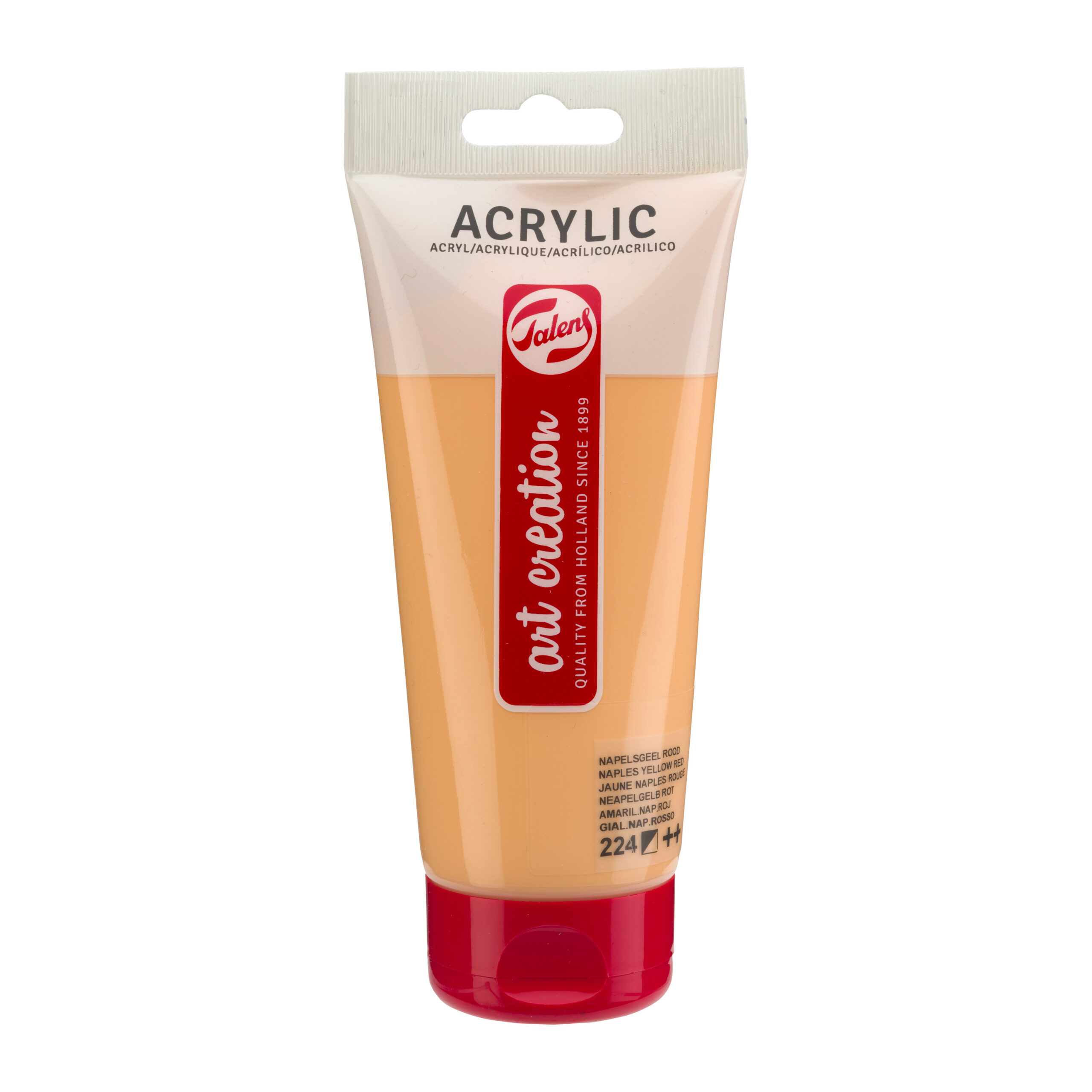 Talens Art Creation Acrylverf Tube 200 ml Napelsgeel Rood 224