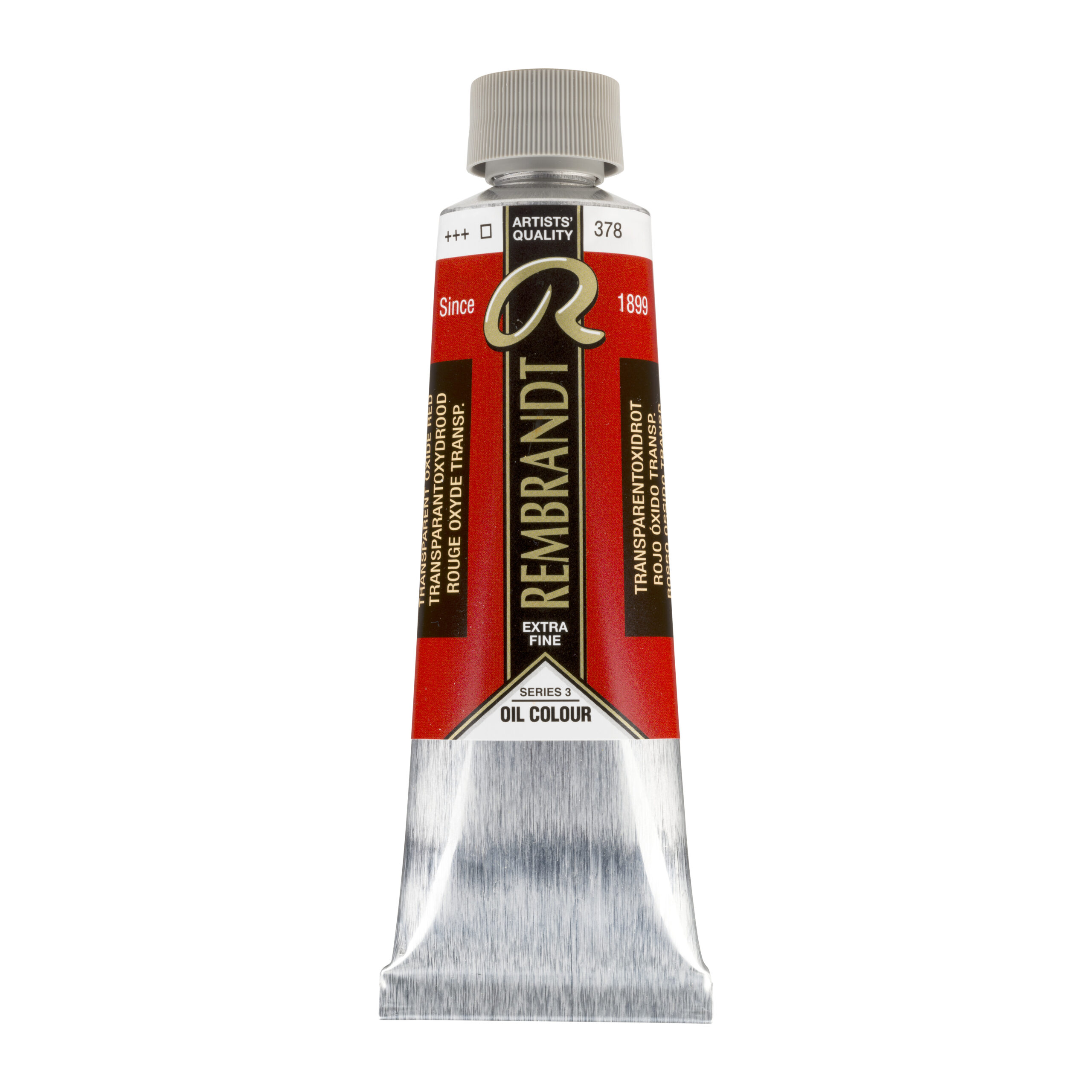 Rembrandt Olieverf Tube 150 ml Transparantoxydrood 378
