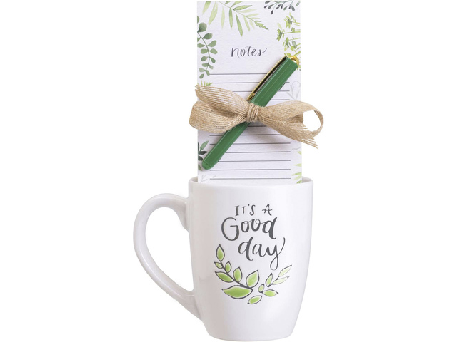 Giftset Eccolo HL mok 580ml, notitieblok en pen It's A Good