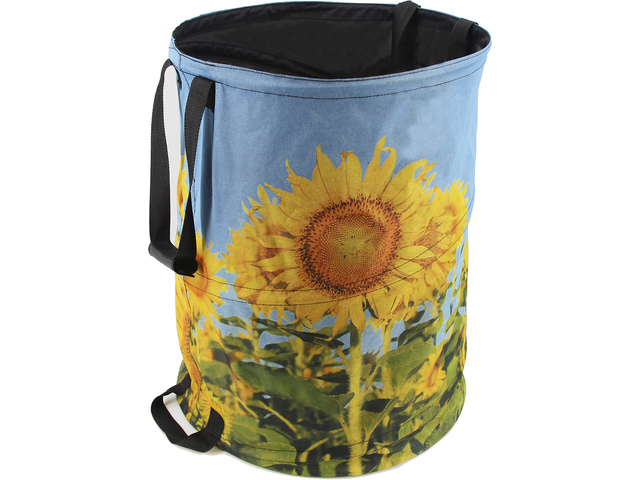 Pop-Up zak TerCasa 100l zonnebloem 46x60cm incl. 3