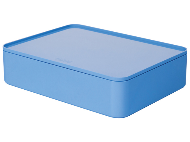 Smart-organiser Han Allison box, hemels blauw, stapelbaar