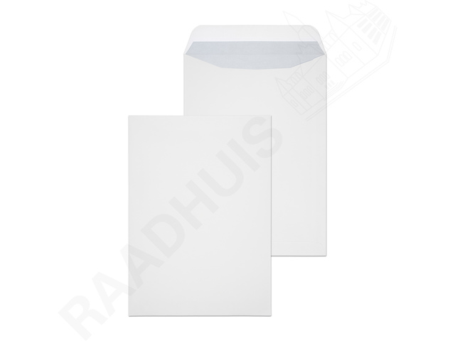 Envelop Raadhuis 220x312 EA4 akte gegomd wit 120gr 250st.