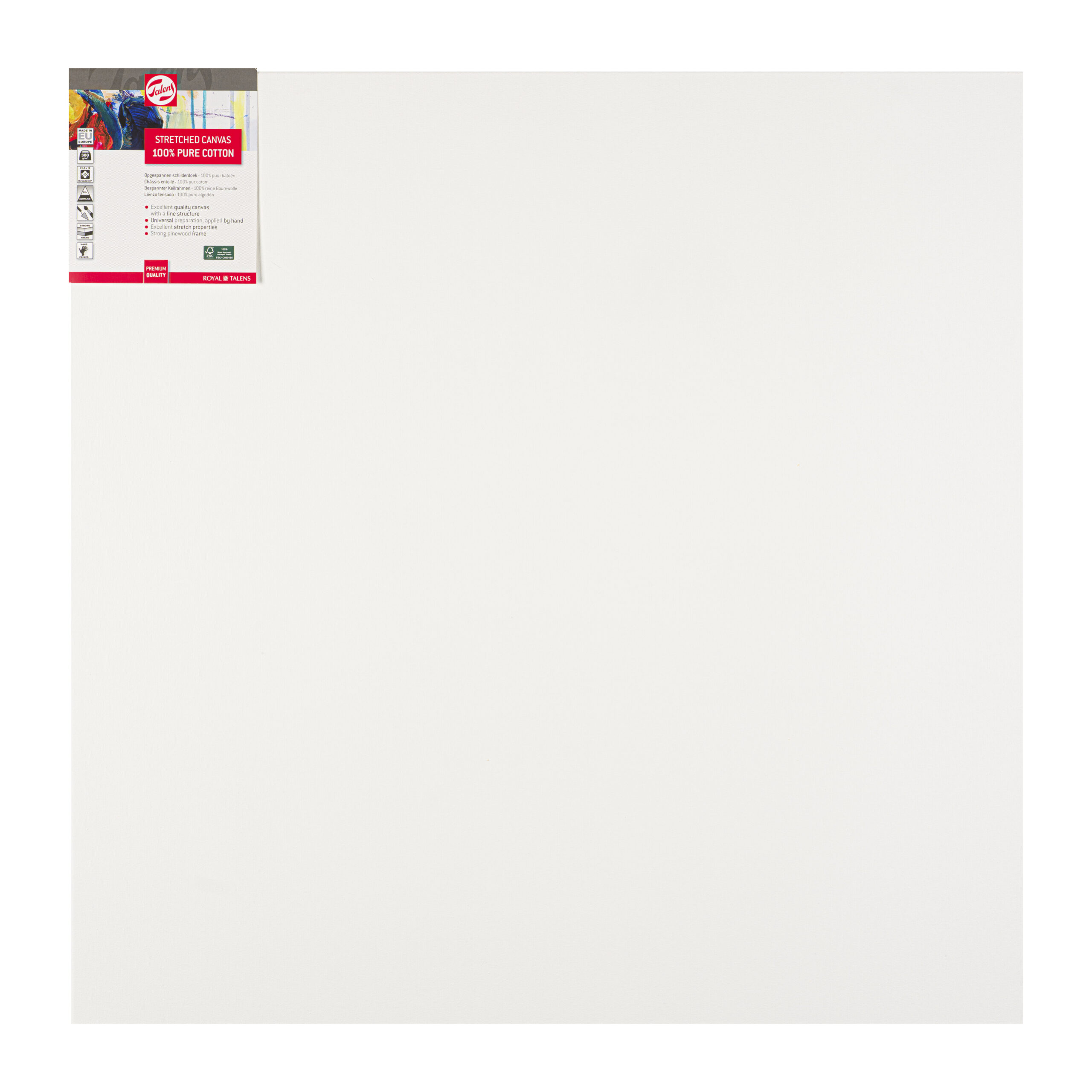 Talens Schildersdoek Katoen 80 x 80 cm