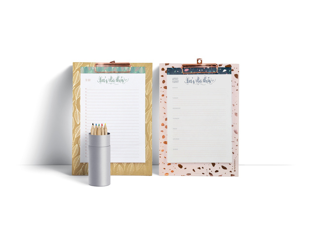 Weekplanner lady like klembord 80gr 60vel