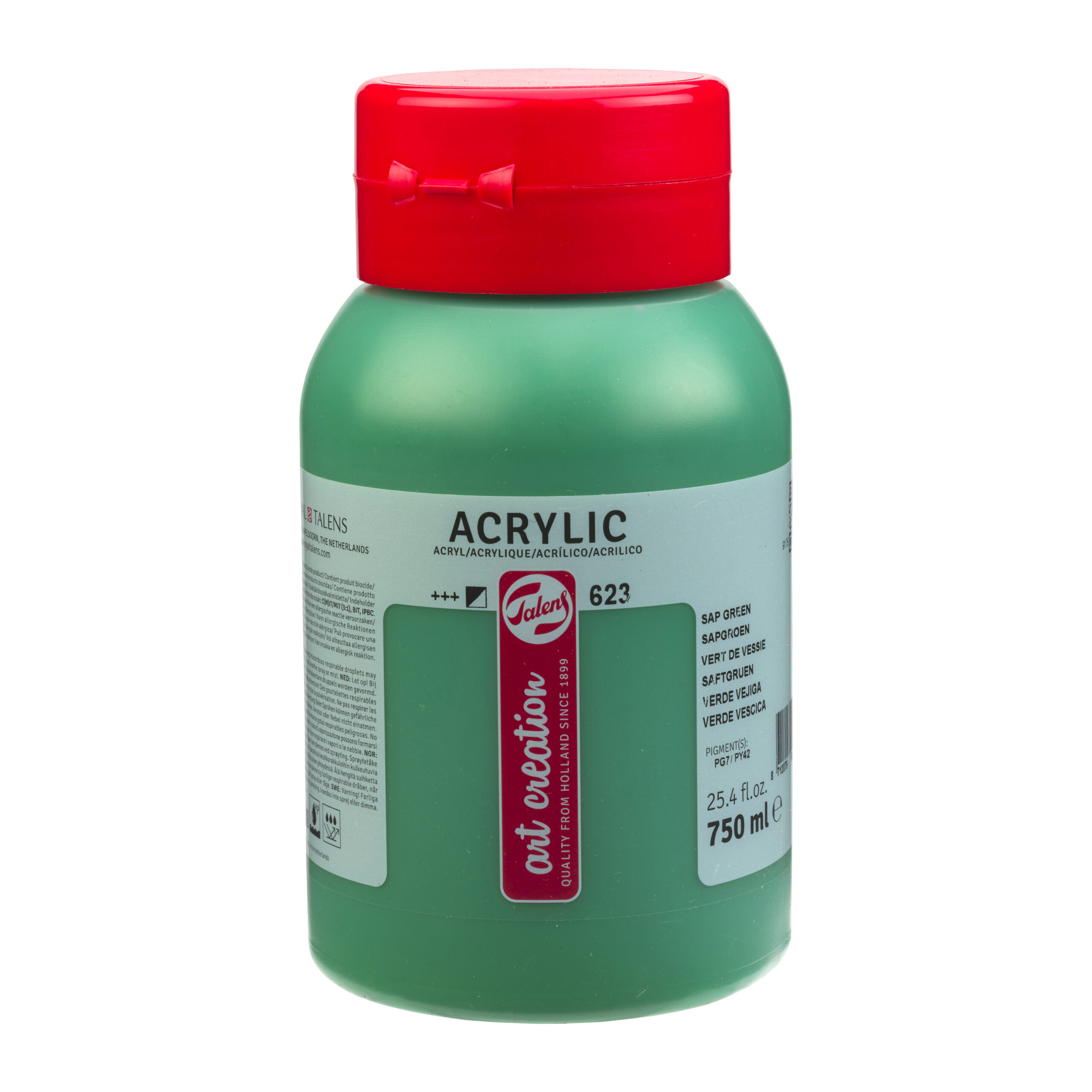 Talens Art Creation Acrylverf Pot 750 ml Sapgroen 623