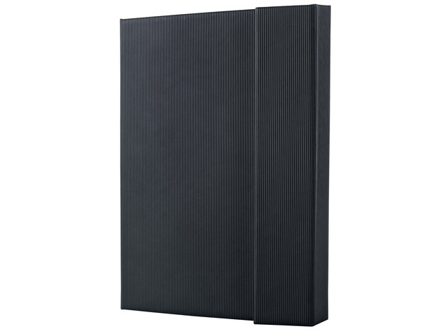 Notitieboek Conceptum Pure A5 zwart 5mm ruit HC 194pag 80gr