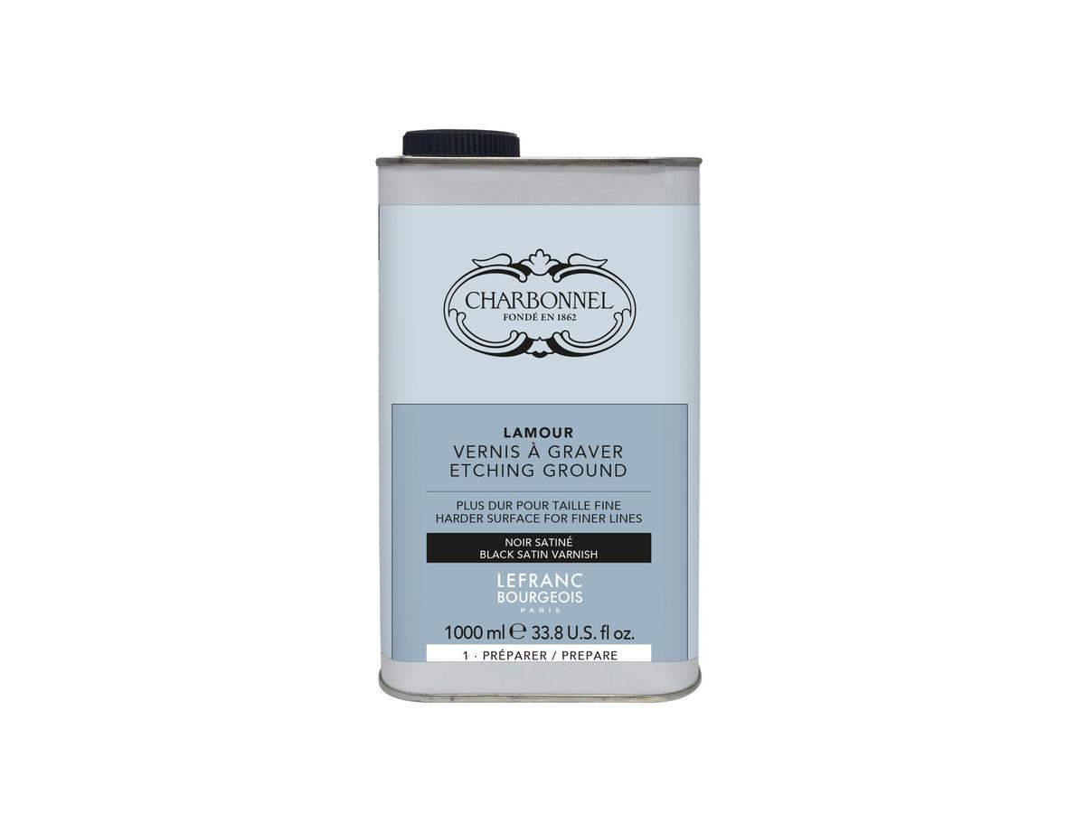 Lefranc Bourgeois Charbonnel Lamour vernis zwart satiné 1L