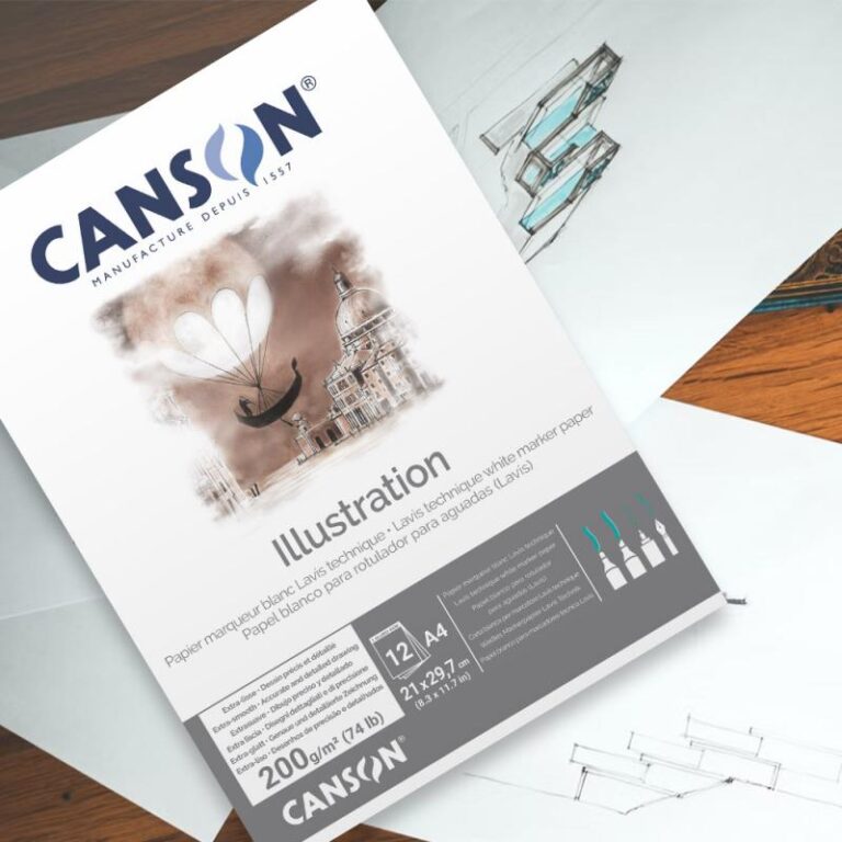 Canson Illustration marker papierblok 200 g/m² – 12 pagina’s
