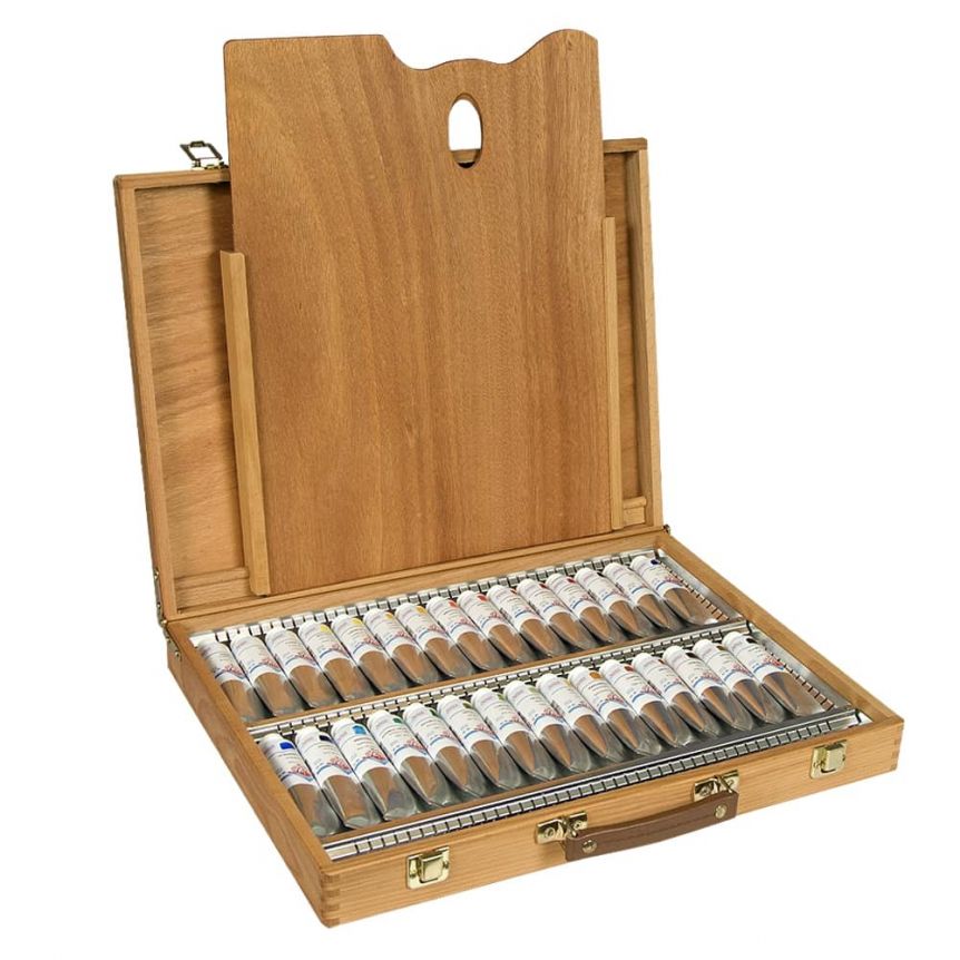 Old Holland - New Masters Acrylic Mahogany Box Set with 30 Tubes of 60ml