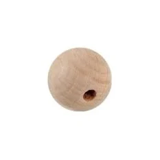 Houten kralen 25mm, 5 stuks