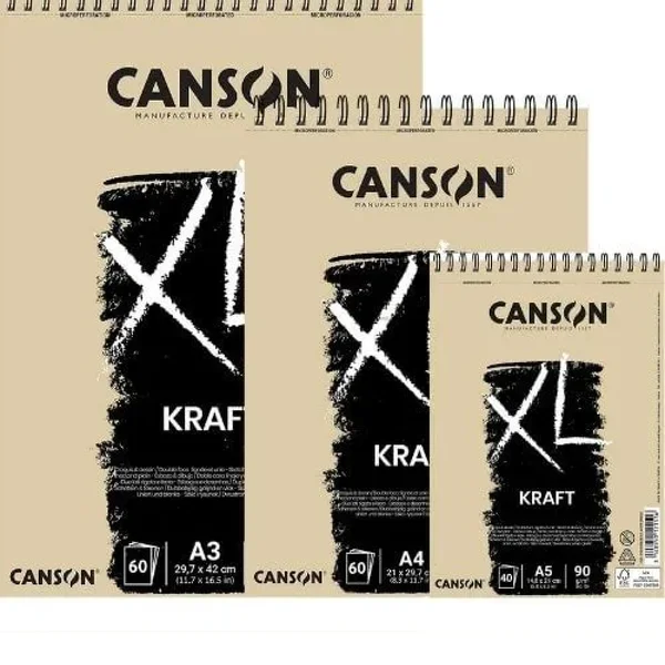Canson XL Kraft papierblok 90 g/m² – 60 pagina’s